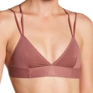 Urban Outfitters Coachella Bralette L Dark Brown